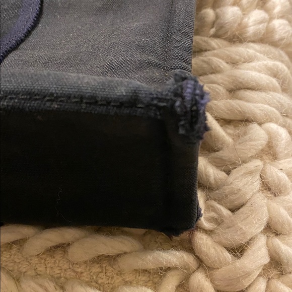 Hermès Fourre-Tout Tote Cotton Canvas Washed Black Navy - Picture 8 of 11